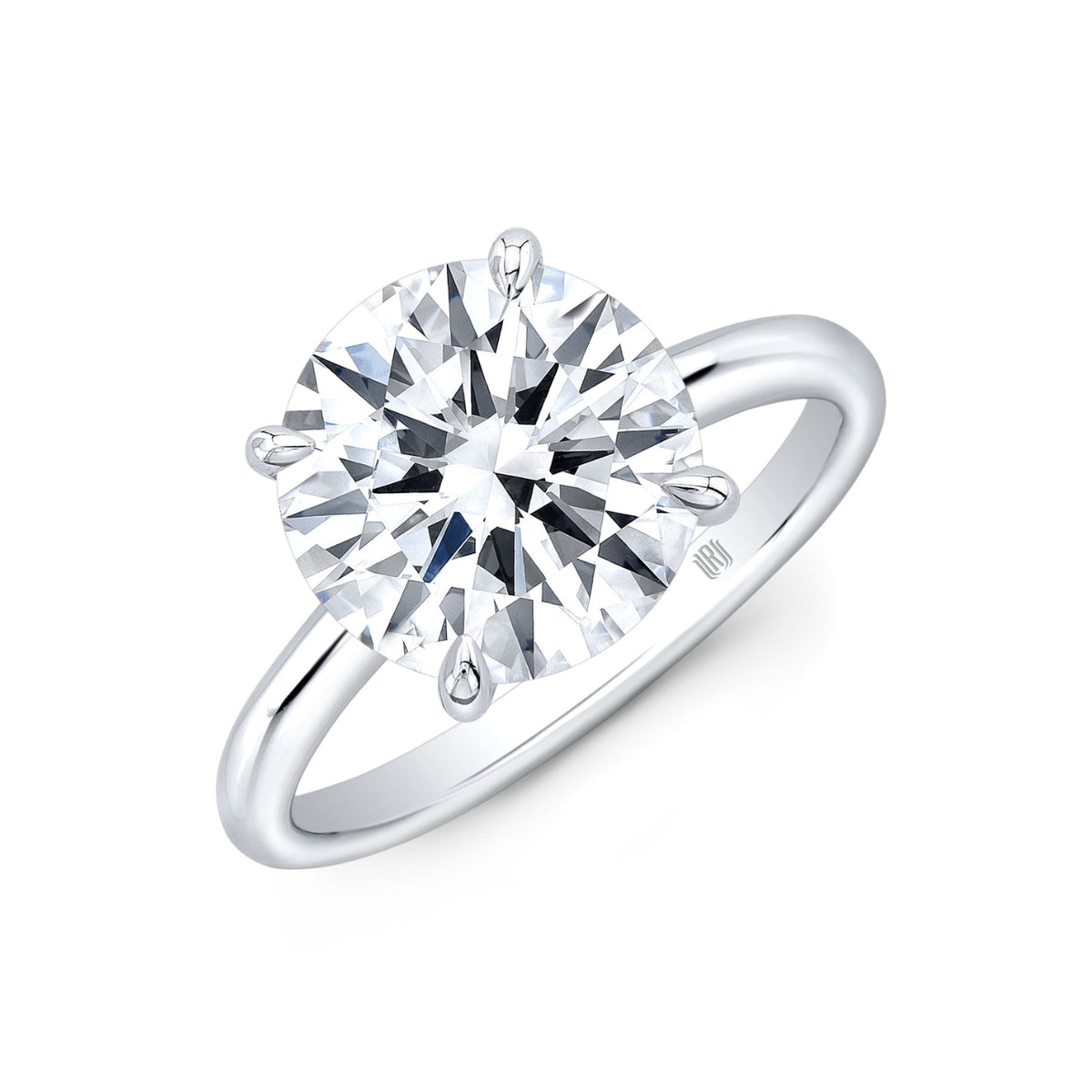 Rahaminov Diamonds Engagement - Round Cut 2.20 ct Platinum Diamond Engagement Ring | Manfredi Jewels
