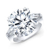 Rahaminov Diamonds Engagement - Round Cut 4.02 ct Platinum Diamond Ring | Manfredi Jewels