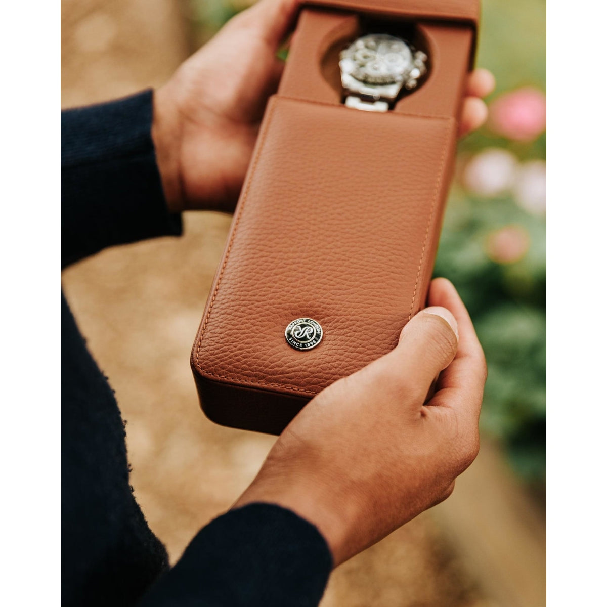 Rapport London Watch Box - Berkeley Single Watch Slip Case | Manfredi Jewels
