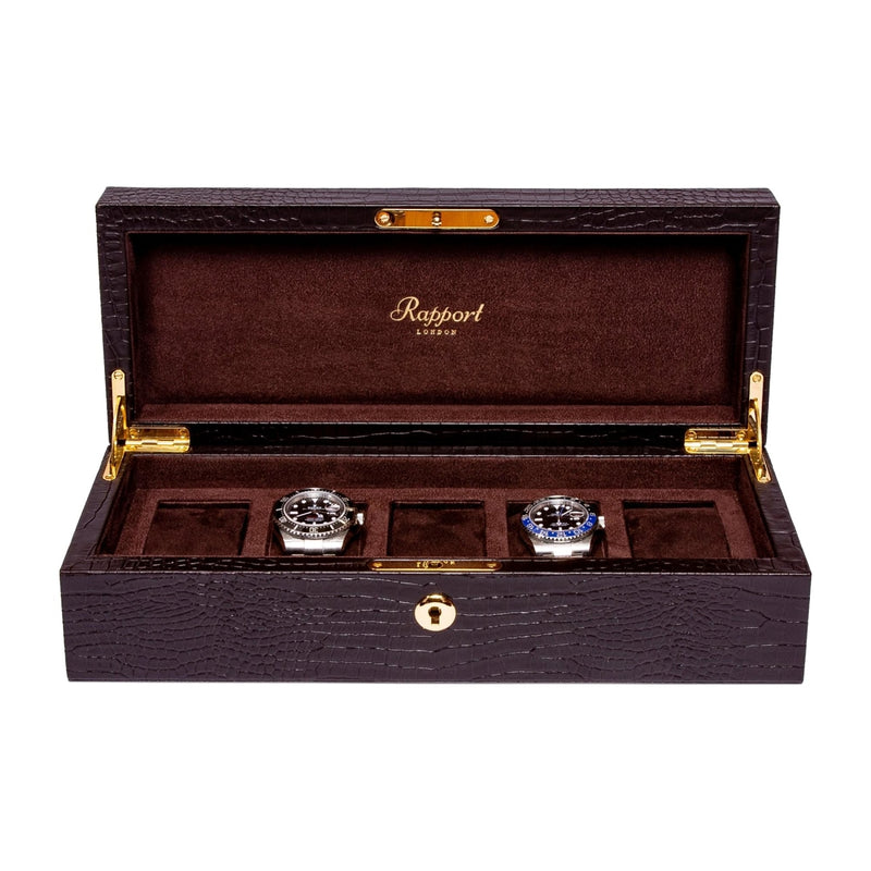 Rapport London Watch Box - Brompton Five Watch Box | Manfredi Jewels
