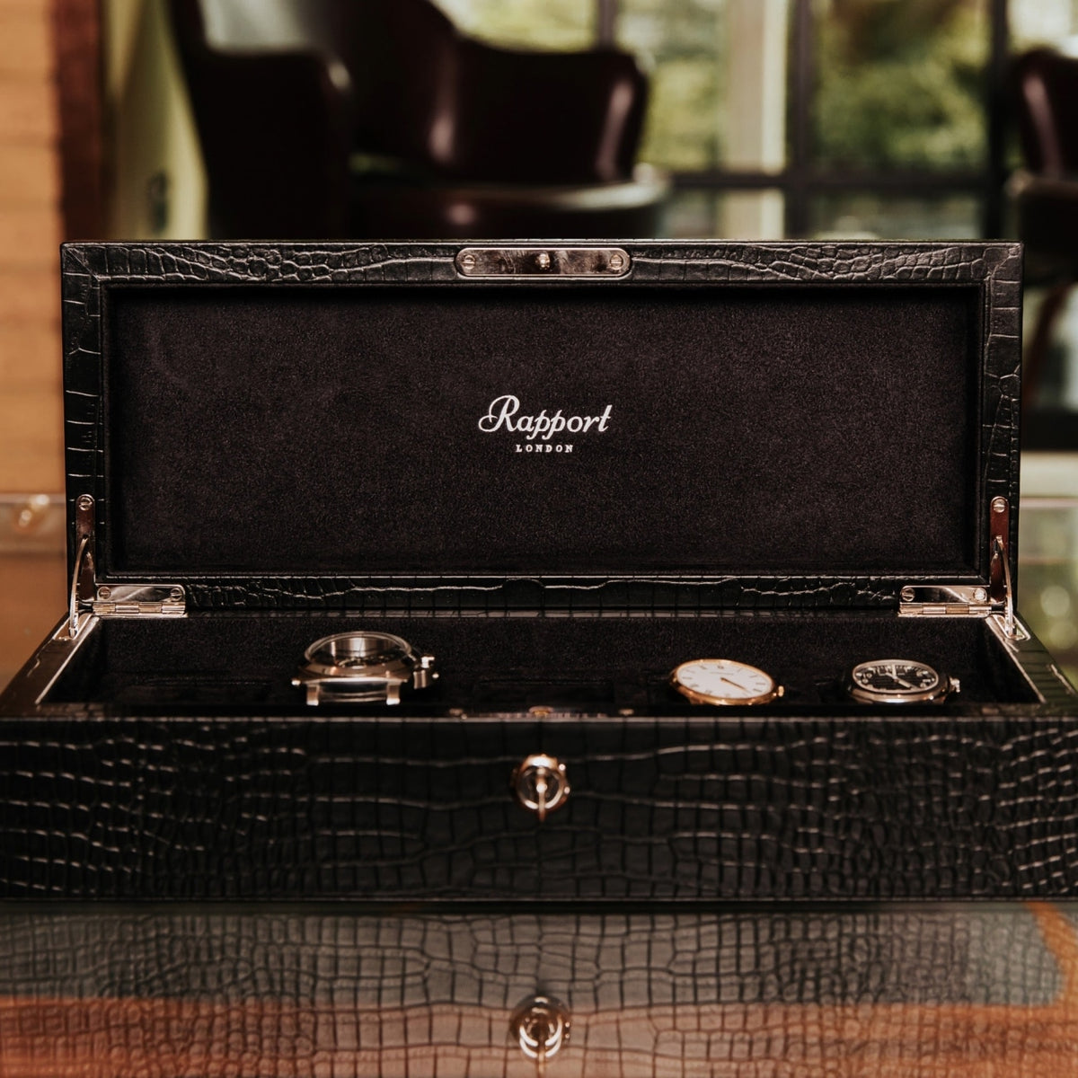 Rapport London Watch Box - Brompton Five Watch Box | Manfredi Jewels