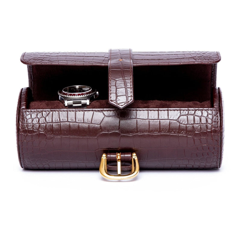 Rapport London Watch Box - Brompton Three Roll | Manfredi Jewels
