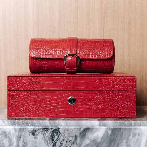 Rapport London Watch Box - Brompton Three Roll | Manfredi Jewels