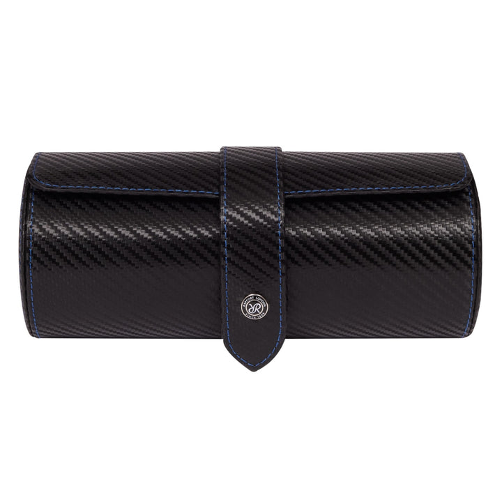 Rapport London Watch Box - Carbon Three Watch Roll | Manfredi Jewels