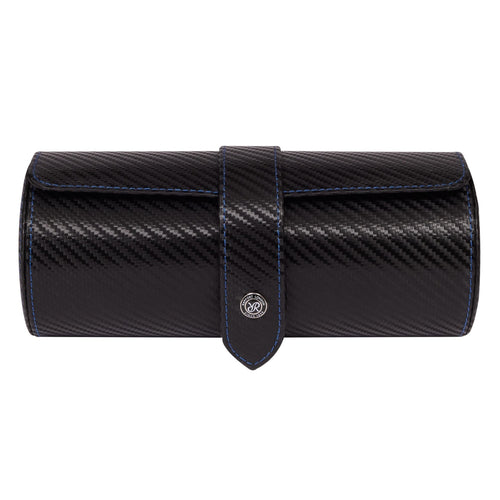 Rapport London Watch Box - Carbon Three Roll | Manfredi Jewels