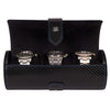 Rapport London Watch Box - Carbon Three Roll | Manfredi Jewels