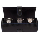 Rapport London Watch Box - Carbon Three Roll | Manfredi Jewels