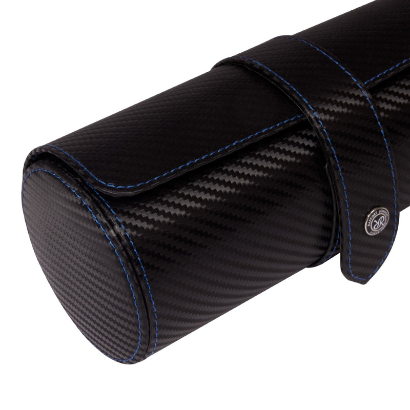 Rapport London Watch Box - Carbon Three Roll | Manfredi Jewels