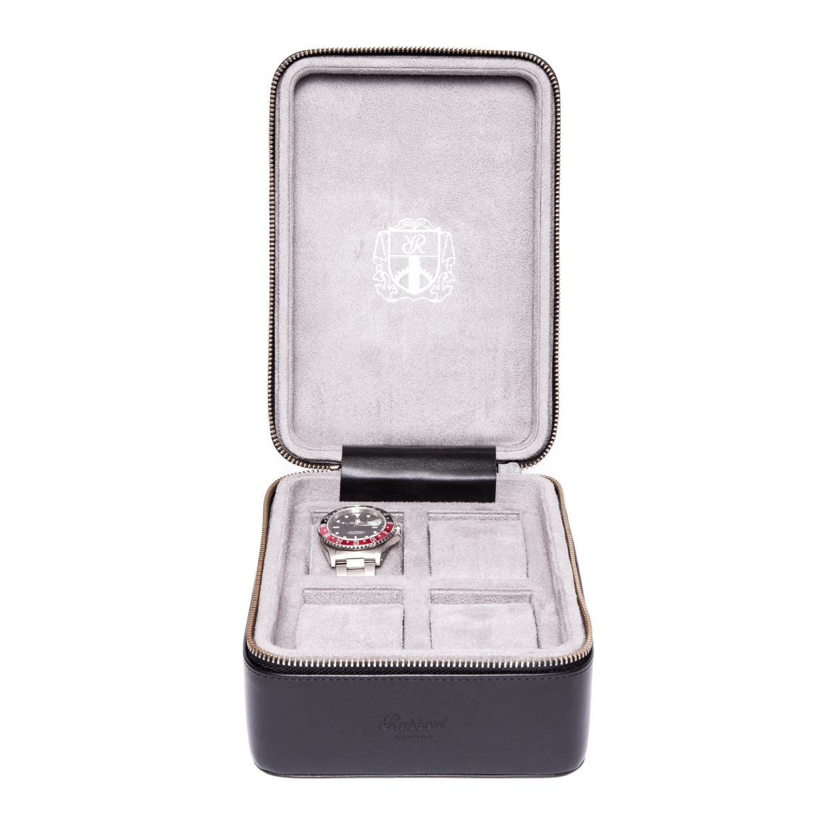 Rapport London Watch Box - Hyde Park Four Watch Zip Case | Manfredi Jewels