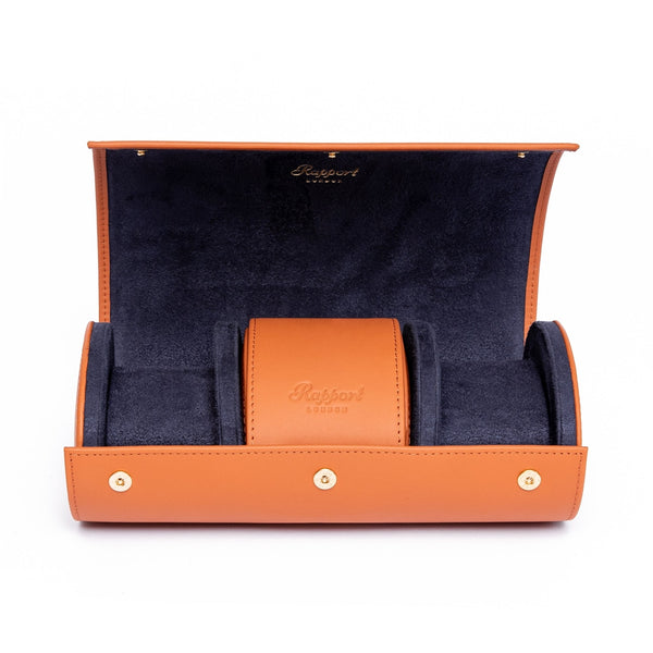 LOV ロブ　GRINDLODGE グラインドロッヂ　ポーチ Rapport London Hyde Park Three Watch Roll - Watch Box | Manfredi