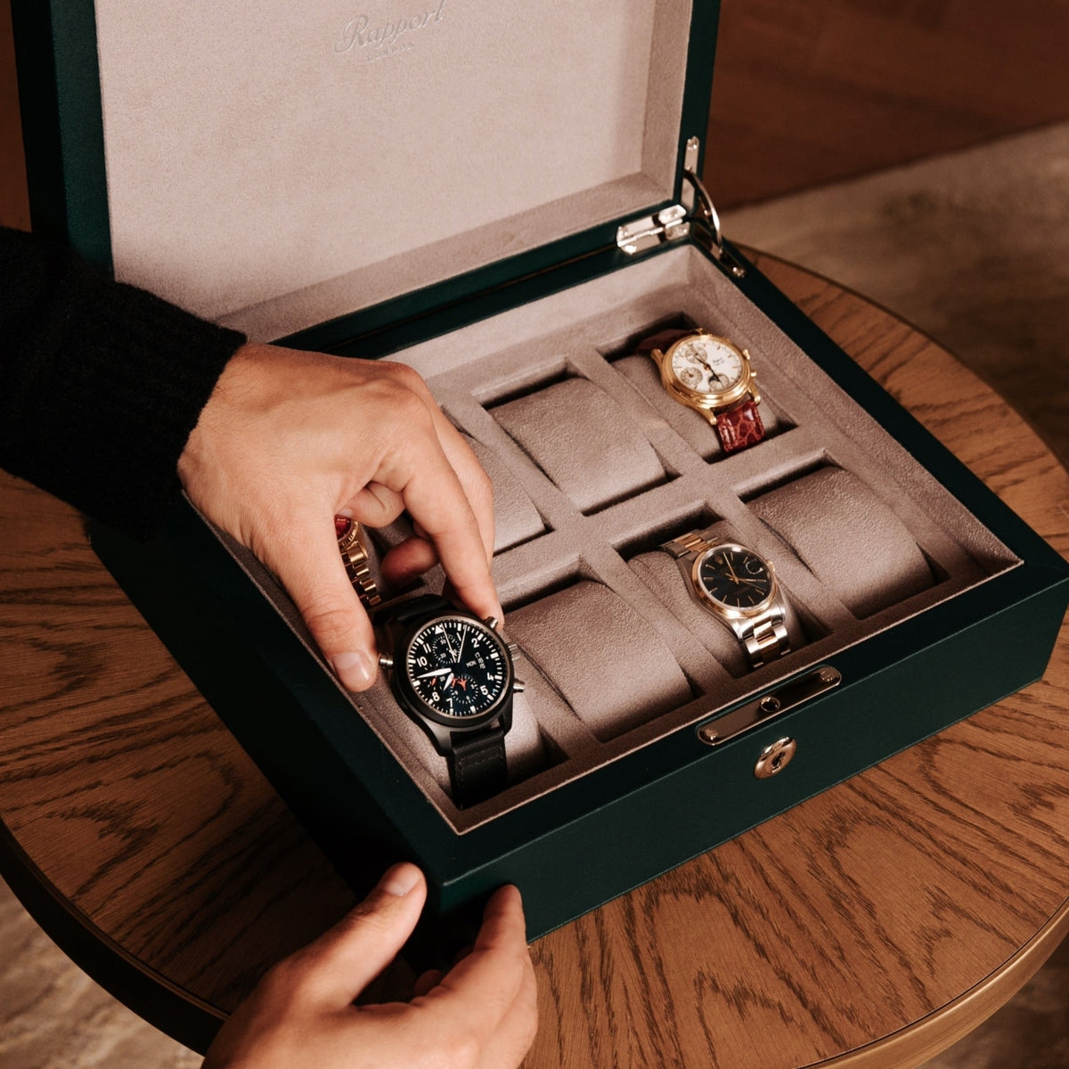 Rapport London Watch Box - Vantage Eight Watch Box | Manfredi Jewels