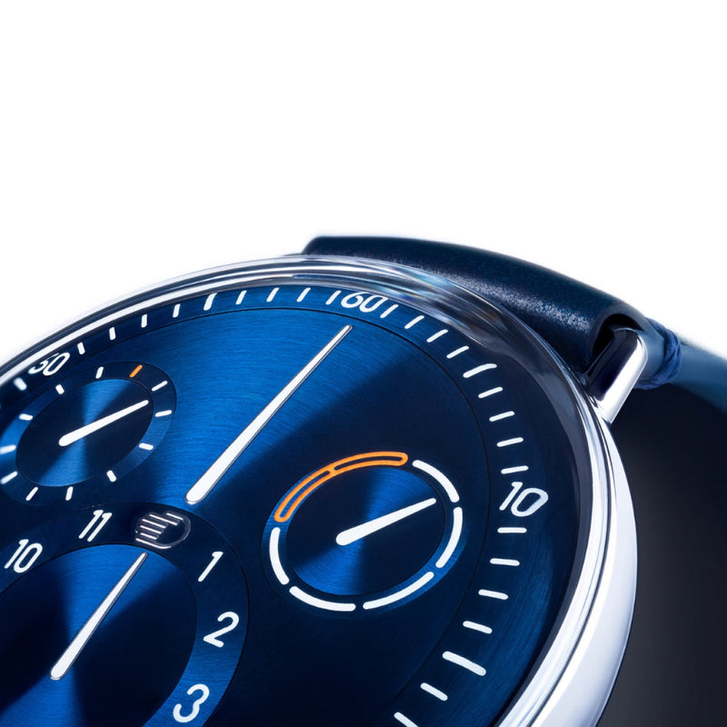 Ressence New Watches - TYPE 1° ROUND NIGHT BLUE | Manfredi Jewels