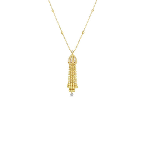 Roberto Coin Jewelry - 18K Yw Diamond Barocco Tassel Necklace/Bracelet 7772798Ay37X | Manfredi Jewels