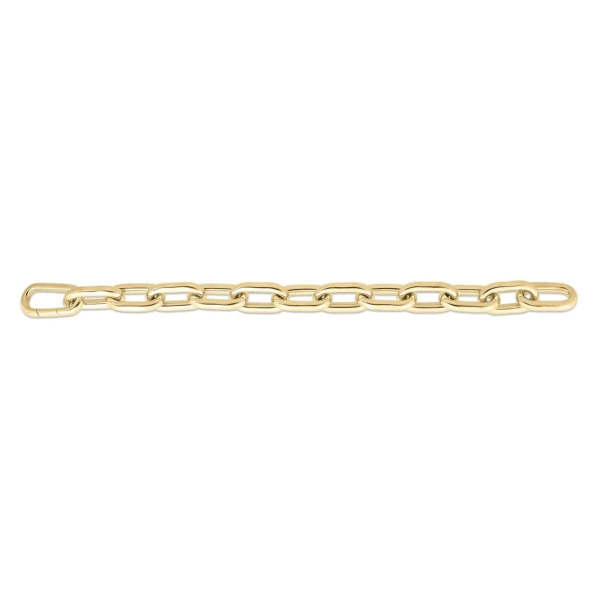 Roberto Coin Jewelry - Designer Gold 18K Yellow Gold Chunky Paperclip Bracelet | Manfredi Jewels
