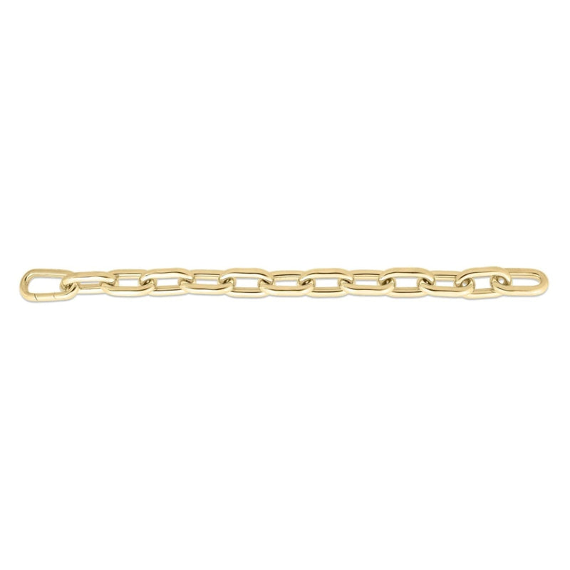 Roberto Coin Jewelry - Designer Gold 18K Yellow Chunky Paperclip Bracelet | Manfredi Jewels