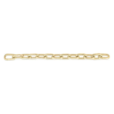 Designer Gold 18K Yellow Gold Chunky Paperclip Bracelet