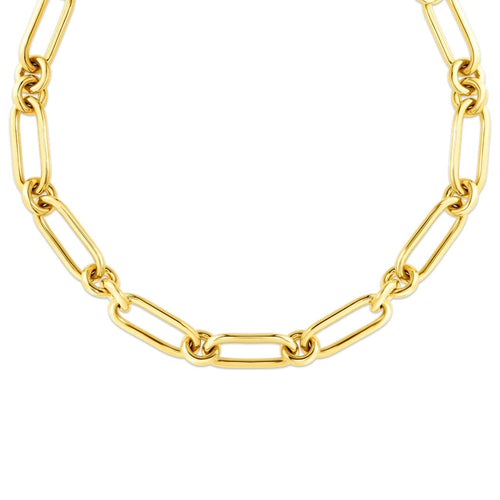 Roberto Coin Jewelry - Designer Gold 18K Yellow Oro Classic Necklace | Manfredi Jewels