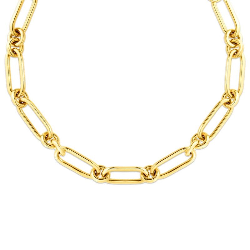Roberto Coin Jewelry - Designer Gold 18K Yellow Oro Classic Necklace | Manfredi Jewels