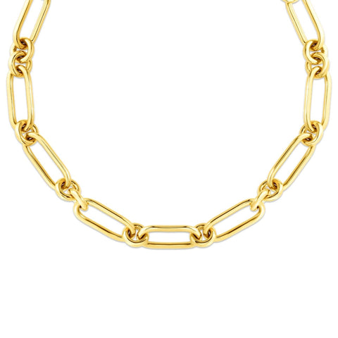 Designer Gold 18K Yellow Gold Oro Classic Necklace