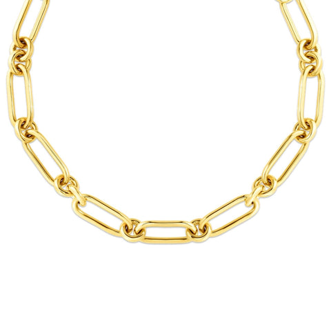 Designer Gold 18K Yellow Gold Oro Classic Necklace