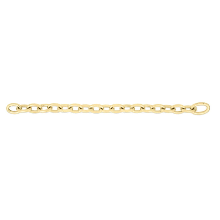 Roberto Coin Jewelry - Designer Gold 18K Yellow Gold Small Oval Link Bracelet | Manfredi Jewels