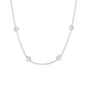 Roberto Coin Jewelry - Diamonds By The Inch 18K White Gold Diamond Station Necklace | Manfredi Jewels