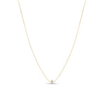 Roberto Coin Jewelry - Diamonds By The Inch 18K Yellow Gold Single Station Diamond Necklace | Manfredi Jewels