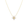 Roberto Coin Jewelry - Love In Verona 18K Yellow Gold Diamond Flower Necklace | Manfredi Jewels