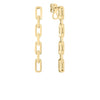 Roberto Coin Jewelry - Navarra 18K Yellow Gold 4 Link Drop Earrings | Manfredi Jewels