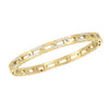 Roberto Coin Jewelry - Navarra 18K Yellow Gold Diamond Bangle Bracelet | Manfredi Jewels