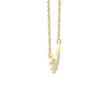 Shy Creation Jewelry - 14K Yellow Gold 0.18ct Diamond Angel Wings Necklace | Manfredi Jewels
