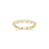 Shy Creation Jewelry - 14K Yellow Gold 0.35ct Diamond Baguette Band | Manfredi Jewels