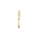 Shy Creation Jewelry - 14K Yellow Gold 0.35ct Diamond Baguette Band | Manfredi Jewels
