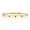 Shy Creation Bracelet - 14K Yellow Gold 0.38ct Ruby Bangle | Manfredi Jewels