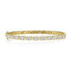 Shy Creation Jewelry - 14K Yellow Gold 0.65ct Diamond Baguette Bracelet | Manfredi Jewels