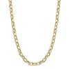 Shy Creation Jewelry - 14K Yellow Gold 9.60ct Diamond Pave Link Necklace | Manfredi Jewels