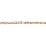 Shy Creation Jewelry - 14K Yellow Gold 9.60ct Diamond Pave Link Necklace | Manfredi Jewels