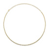 Shy Creation Jewelry - Bailey 14K Yellow Gold 2.00 ct Diamond Bezel Set Graduated Tennis Necklace | Manfredi Jewels