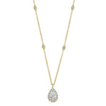 Shy Creation Jewelry - Colette 14K Yellow Gold Diamond Necklace | Manfredi Jewels