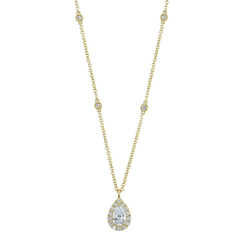 Shy Creation Jewelry - Colette 14K Yellow Gold Diamond Necklace | Manfredi Jewels