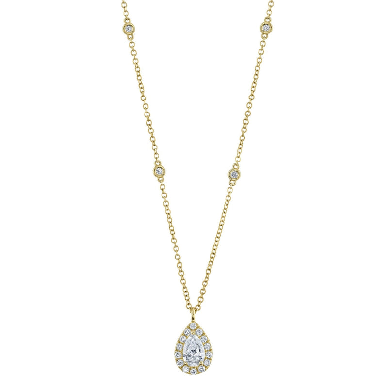 Shy Creation Jewelry - Colette 14K Yellow Gold Diamond Necklace | Manfredi Jewels