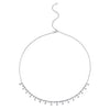 Shy Creation Jewelry - Diamond 14Kt White Gold 2.12Ct Drop Necklace | Manfredi Jewels