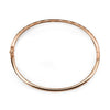 Shy Creation Jewelry - Kate 14K Rose Gold Diamond Bangle Bracelet | Manfredi Jewels