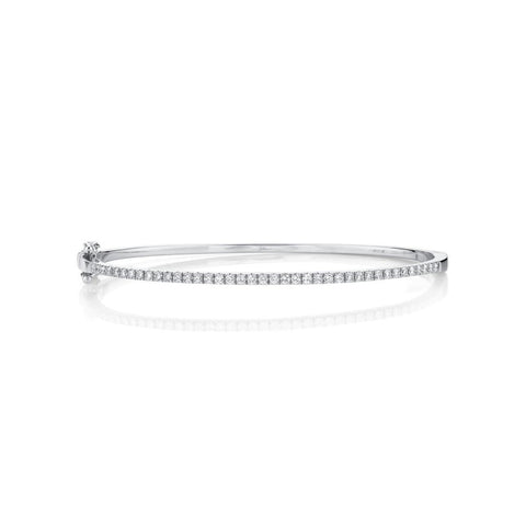 Kate 14K White Gold 0.62 ct Diamond Bangle Bracelet