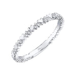 Shy Creation Jewelry - Kate 14K White Gold Diamond Heart Ring | Manfredi Jewels
