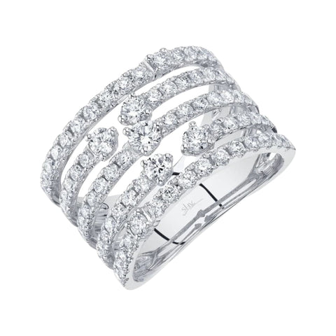 Kate 14K White Gold Diamond Ring