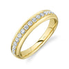 Shy Creation Jewelry - Kate 14K Yellow Gold 0.35 ct Diamond Band Ring | Manfredi Jewels