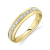 Shy Creation Jewelry - Kate 14K Yellow Gold Diamond Band Ring | Manfredi Jewels
