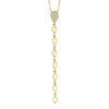 Shy Creation Jewelry - Lariat Of G/Hsi Diamonds 14Kt Yellow Gold 0.11Cts Necklace | Manfredi Jewels