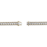 Shy Creation Jewelry - Stella 14K Yellow Gold Diamond Tennis Bracelet | Manfredi Jewels